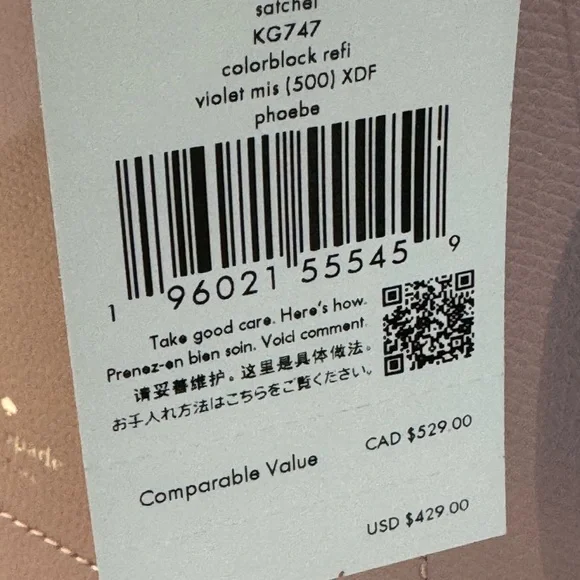 Kate Spade Phoebe ColorBlock Medium Satchel  original $429, - Picture 8 of 14